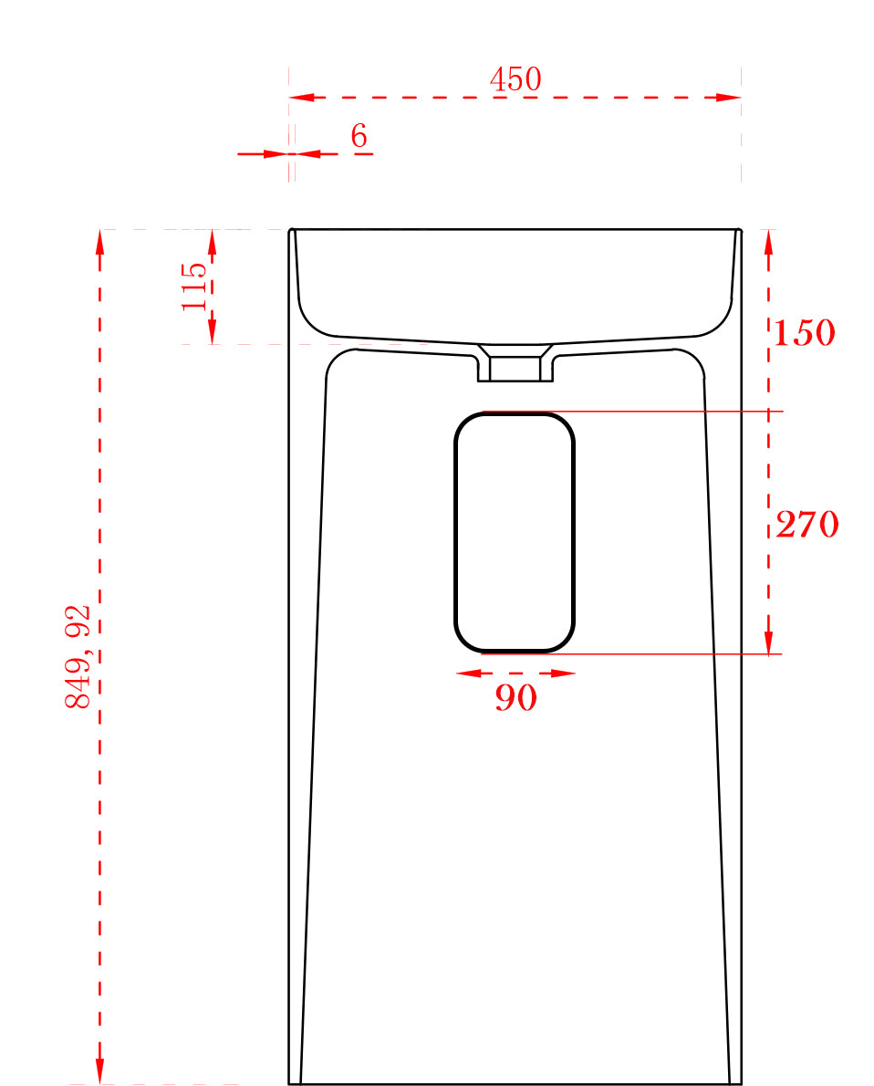 Standwaschbecken TWZ65