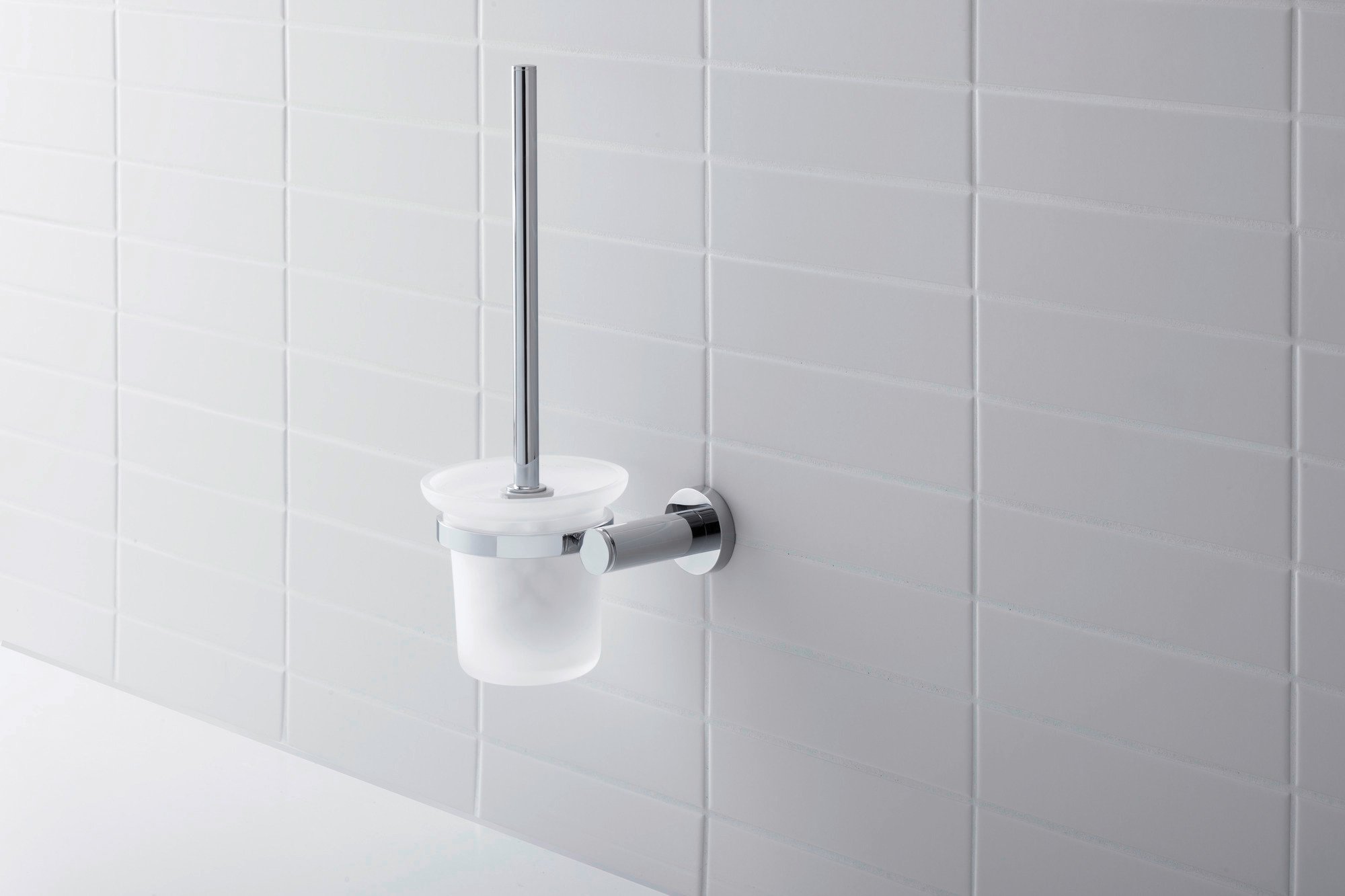Duravit Bürstengarnitur D-Code für Wandmontage - Chrom