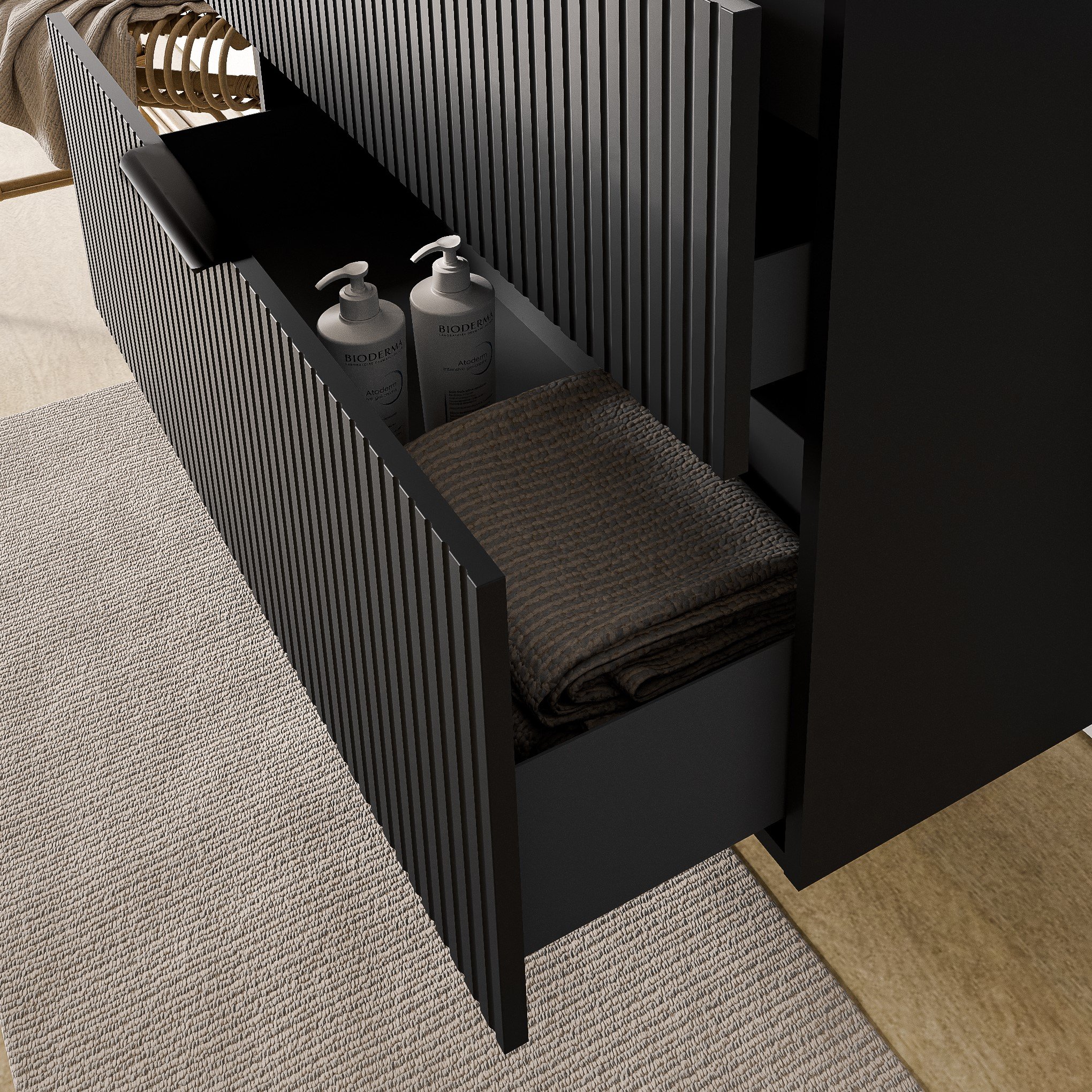 Waschtischunterschrank TIM 60 cm für Aufsatzwaschbecken - Farbe wählbar 170253,170254,170255,170256,170257,170273,170274,170275,170276,170277