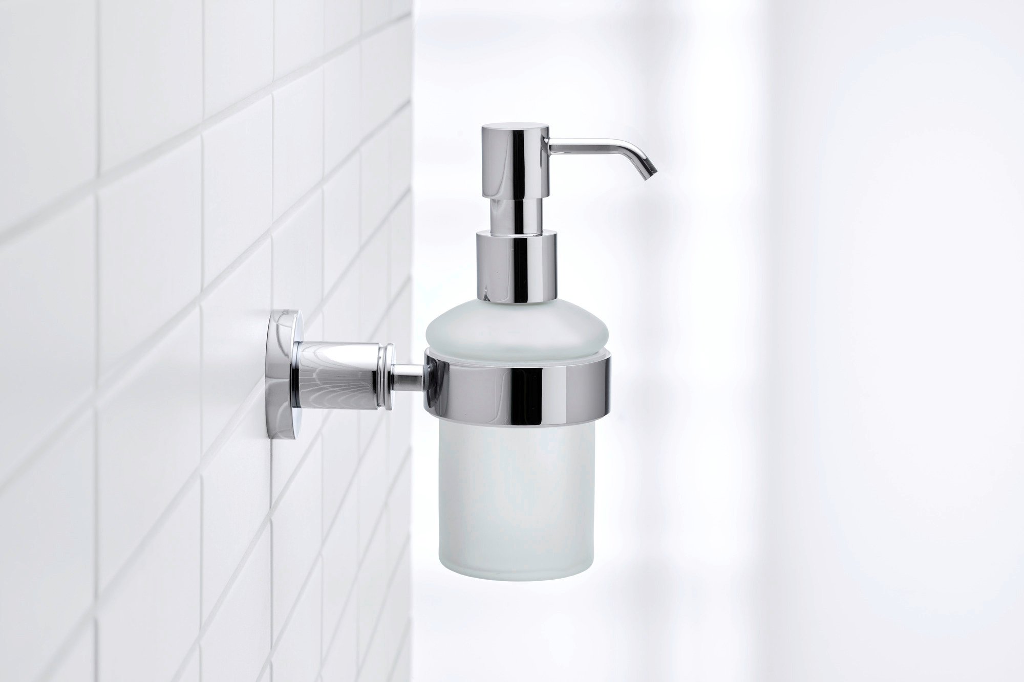 Duravit D-Code Seifenspender in Chrom, 393ml - nachfüllbar