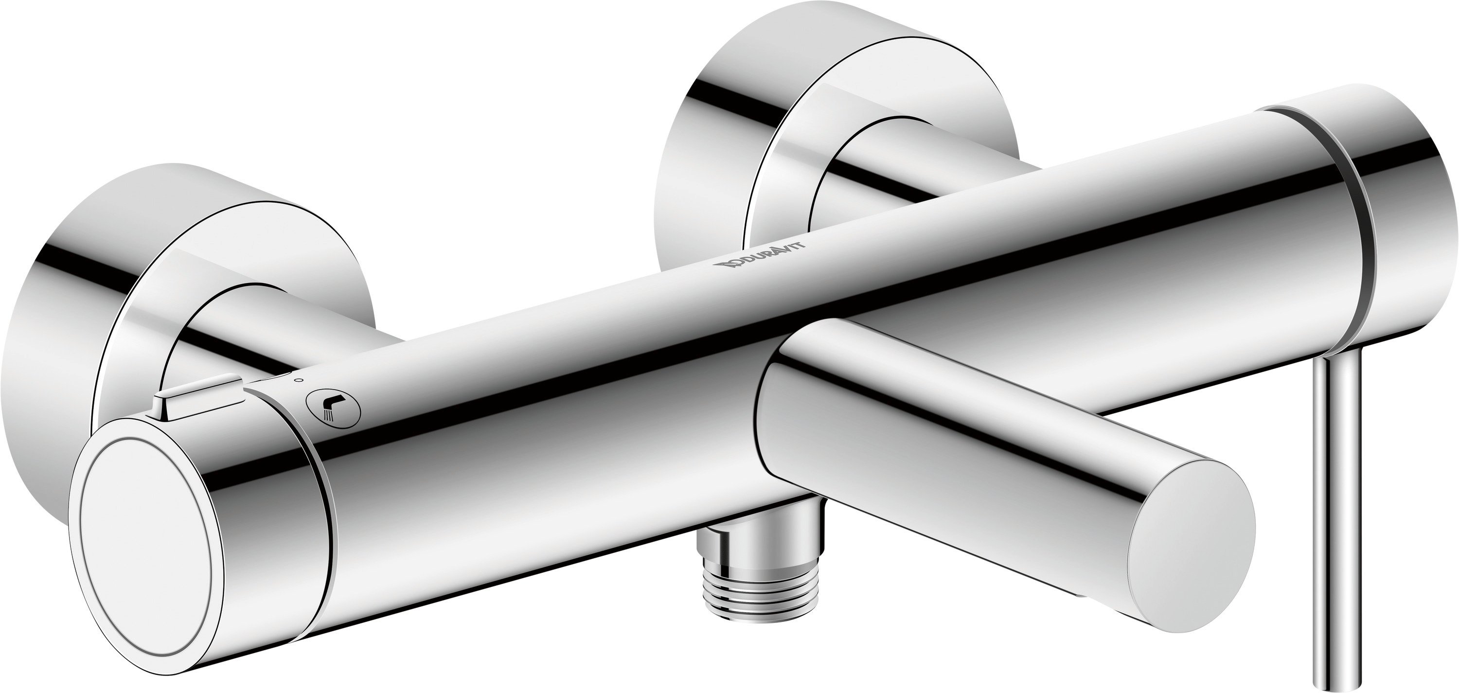Duravit Circle Einhebel-Wannenmischer Aufputz Chrom Hochglanz