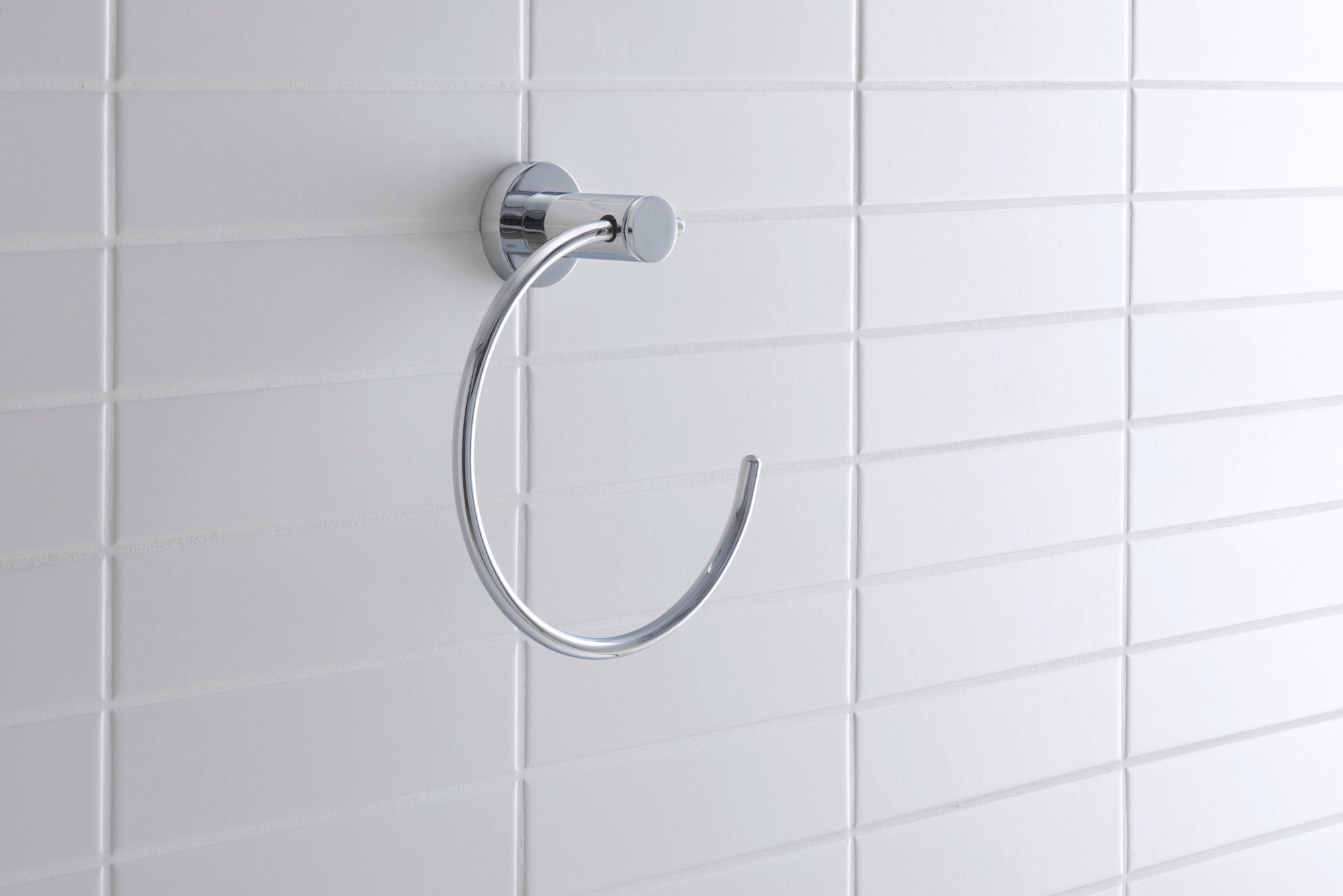 Duravit D-Code Handtuchring in Chrom - schwenkbar
