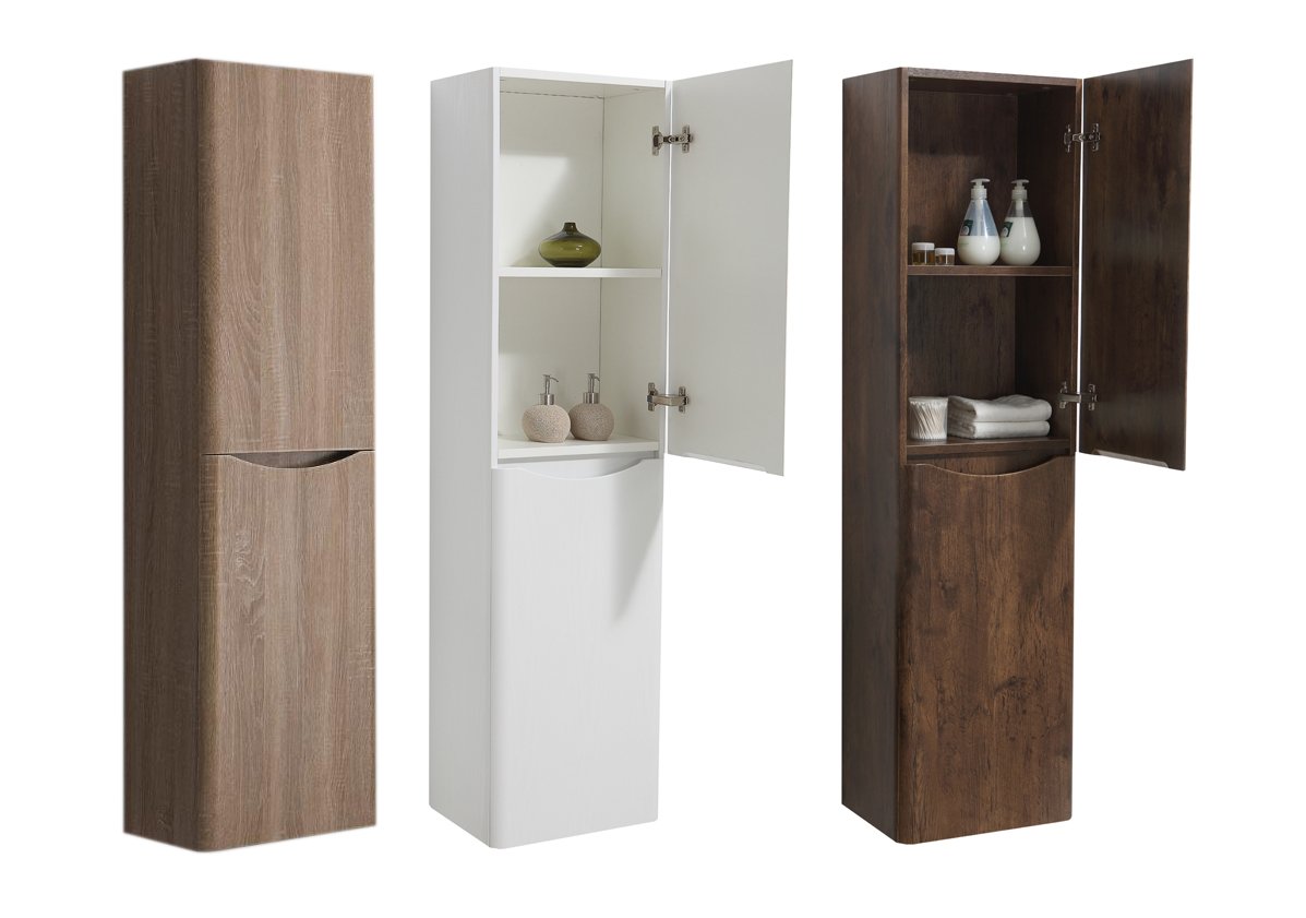 Seitenschrank SMILE - RECHTS - 40 x 150 x 30 cm - Rosenholz