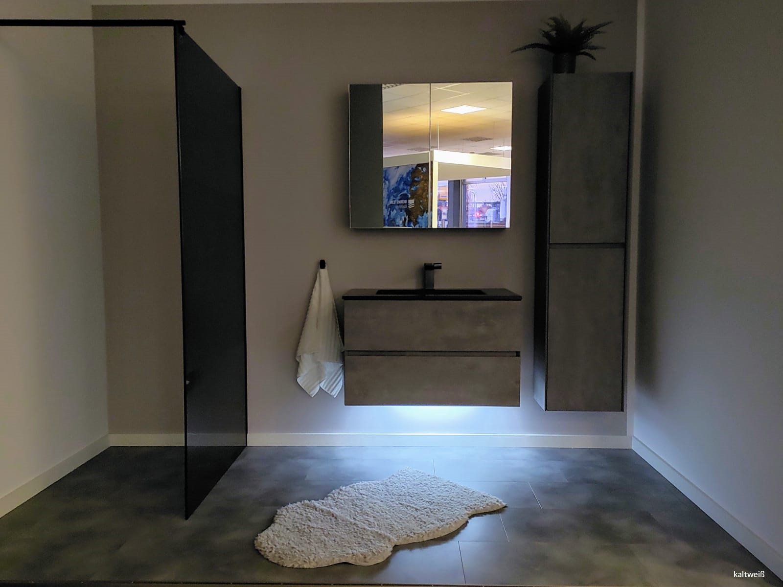 LED-Lichtleiste für Badmöbelsets - Kaltweiß - 150 cm