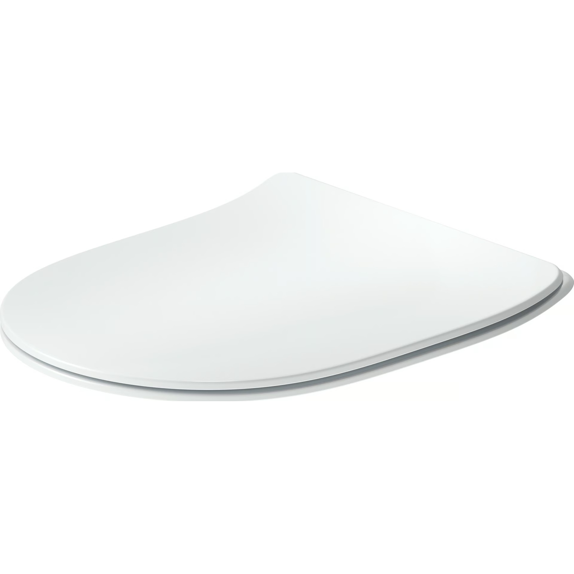 Duravit Univavo Universal WC-Sitz mit Absenkautomatik, rund in Weiß D-Form - 368 x 436 x 47 mm