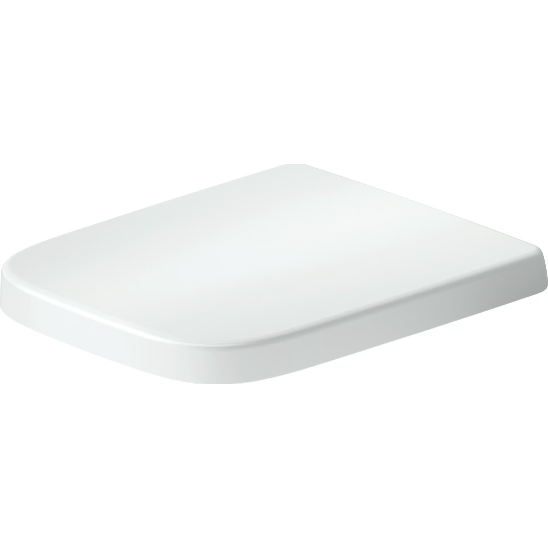 Duravit Univavo Universal WC-Sitz mit Absenkautomatik, eckig in Weiß - 362 x 423 x 50 mm