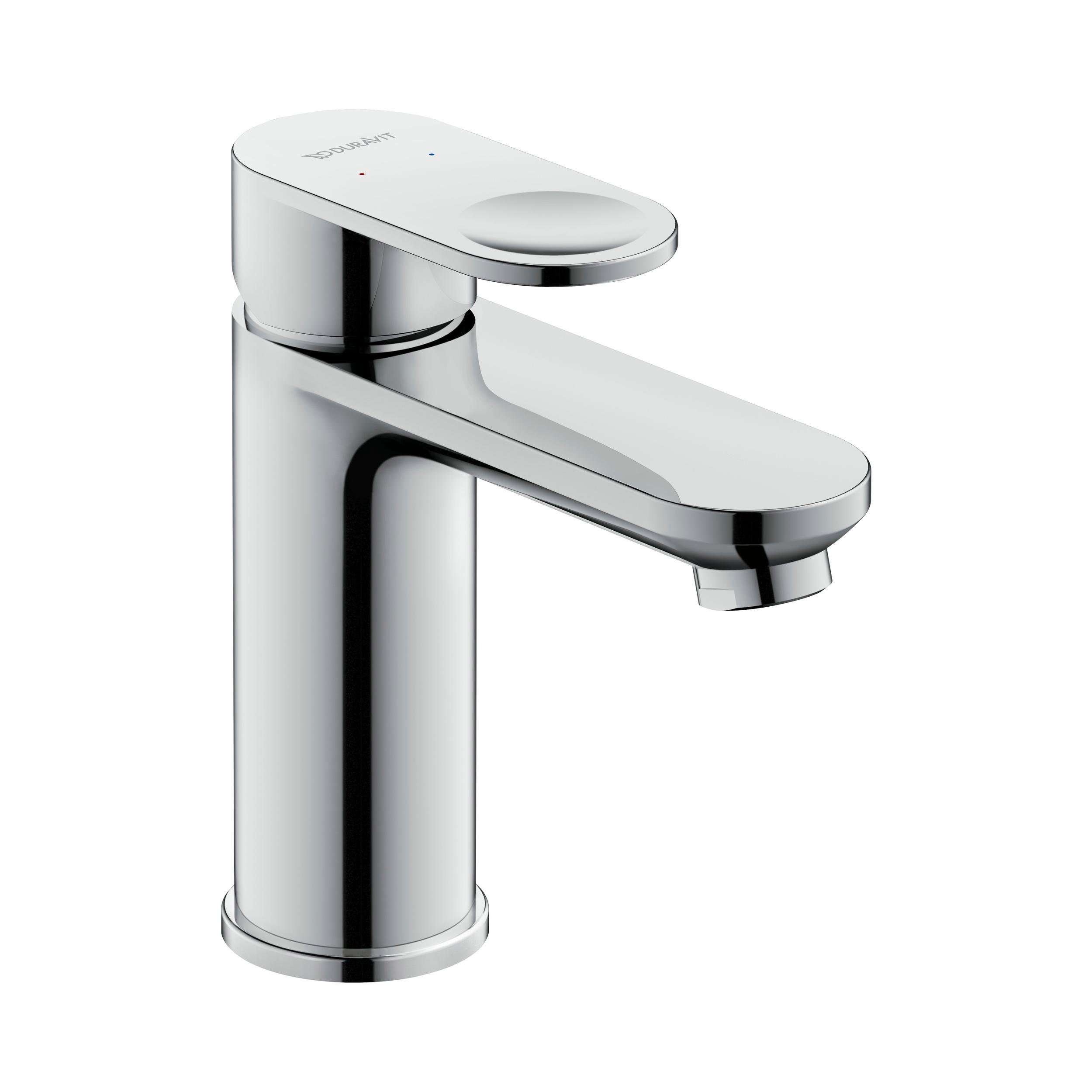 Duravit B.3 Waschtischarmatur, 15,1 cm (Größe S), Chrom – Ablaufgarnitur wählbar