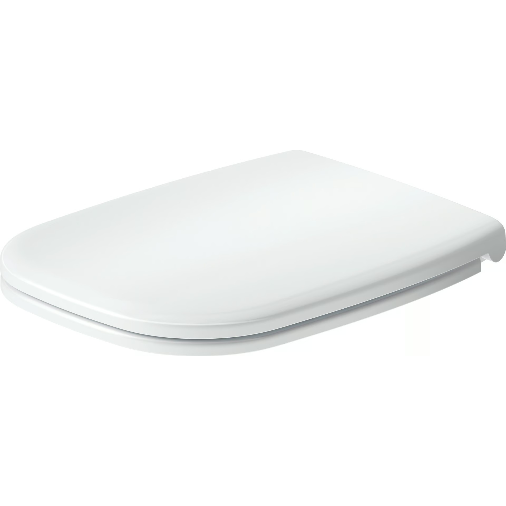 Duravit Univavo Universal WC-Sitz mit Absenkautomatik, eckig in Weiß - 359 x 429 x 49 mm