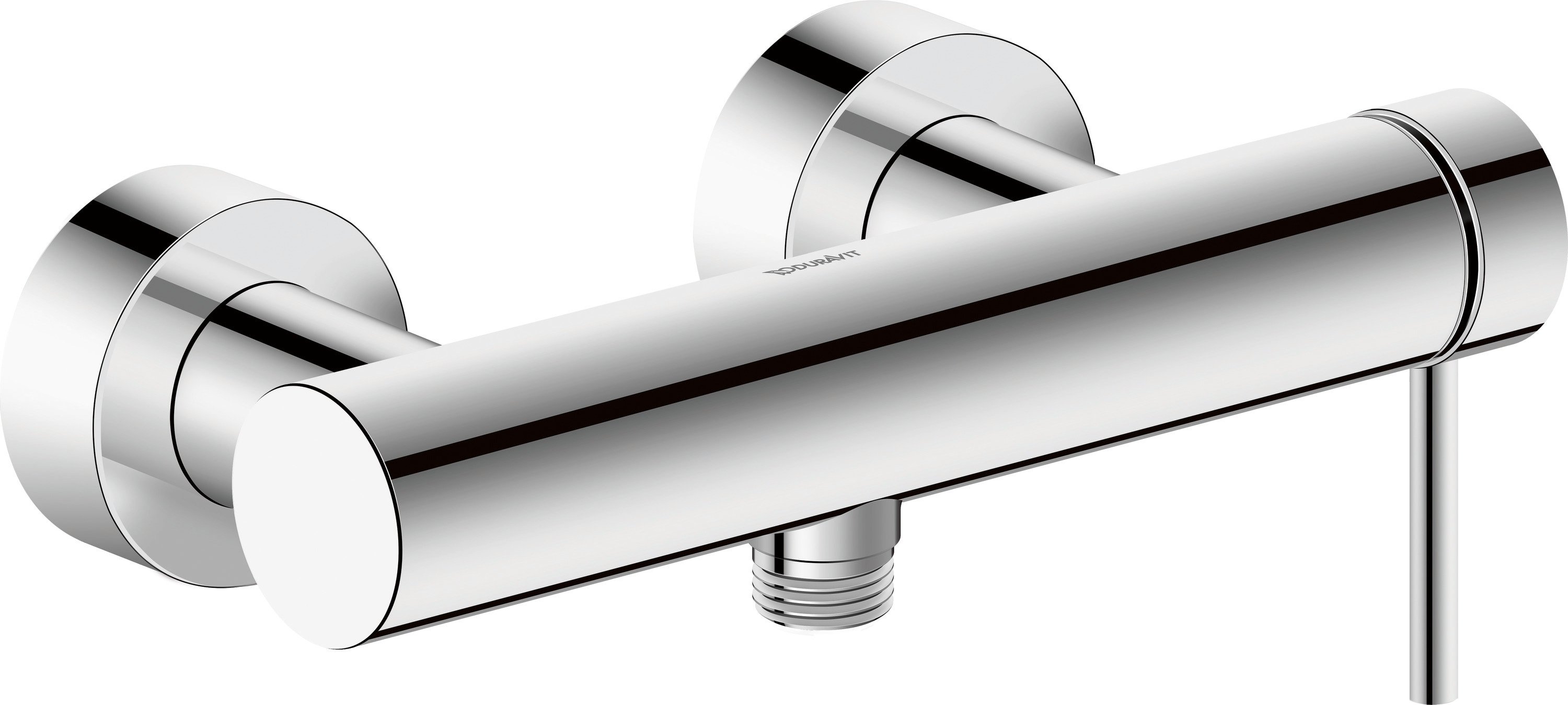 Duravit Circle Einhebel-Brausemischer Aufputz Chrom glänzend