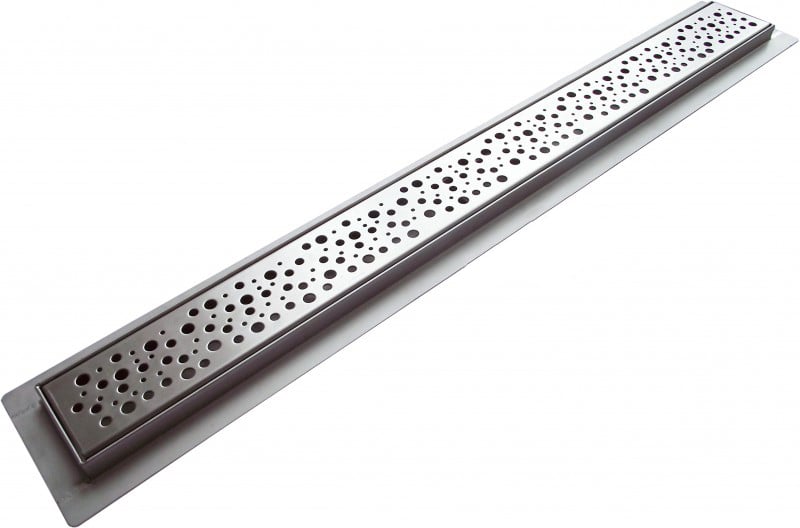 Edelstahl Duschrinne FlexG013 für Duschkabine - 700mm inkl. Ablaufblende Trend