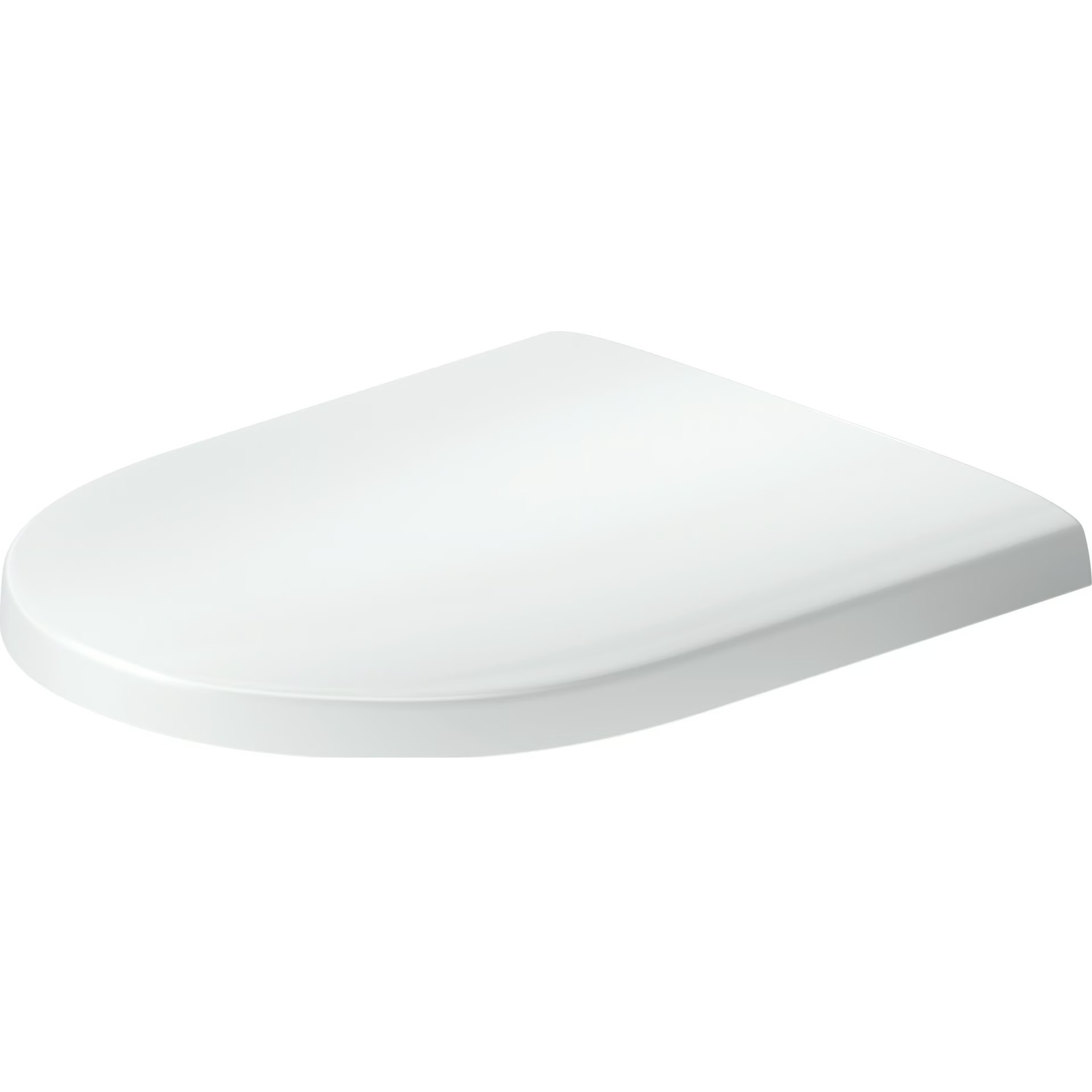 Duravit Univavo Universal WC-Sitz mit Absenkautomatik, rund in Weiß D-Form - 377 x 440 x 50 mm
