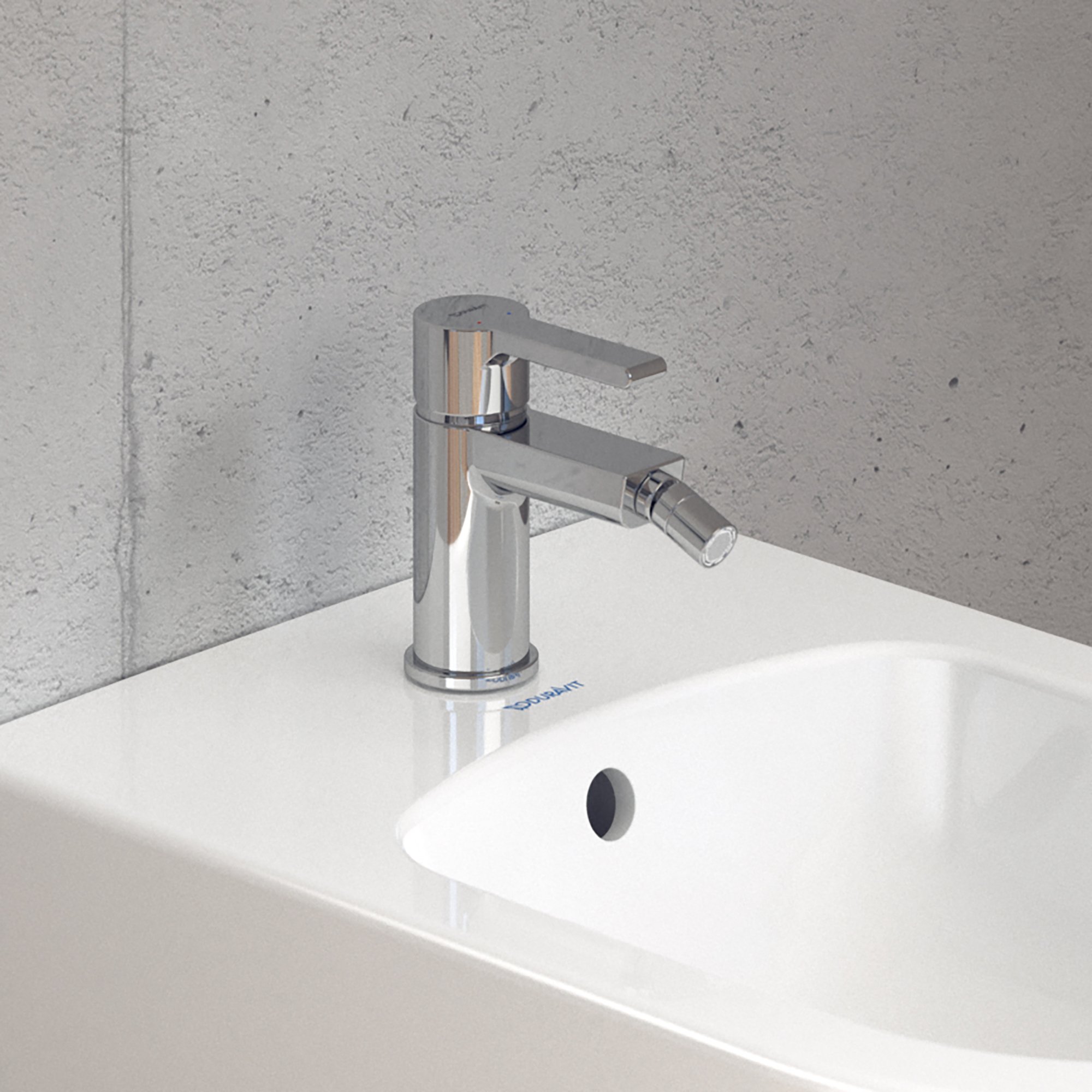 Duravit B.2 Bidetmischer, Chrom