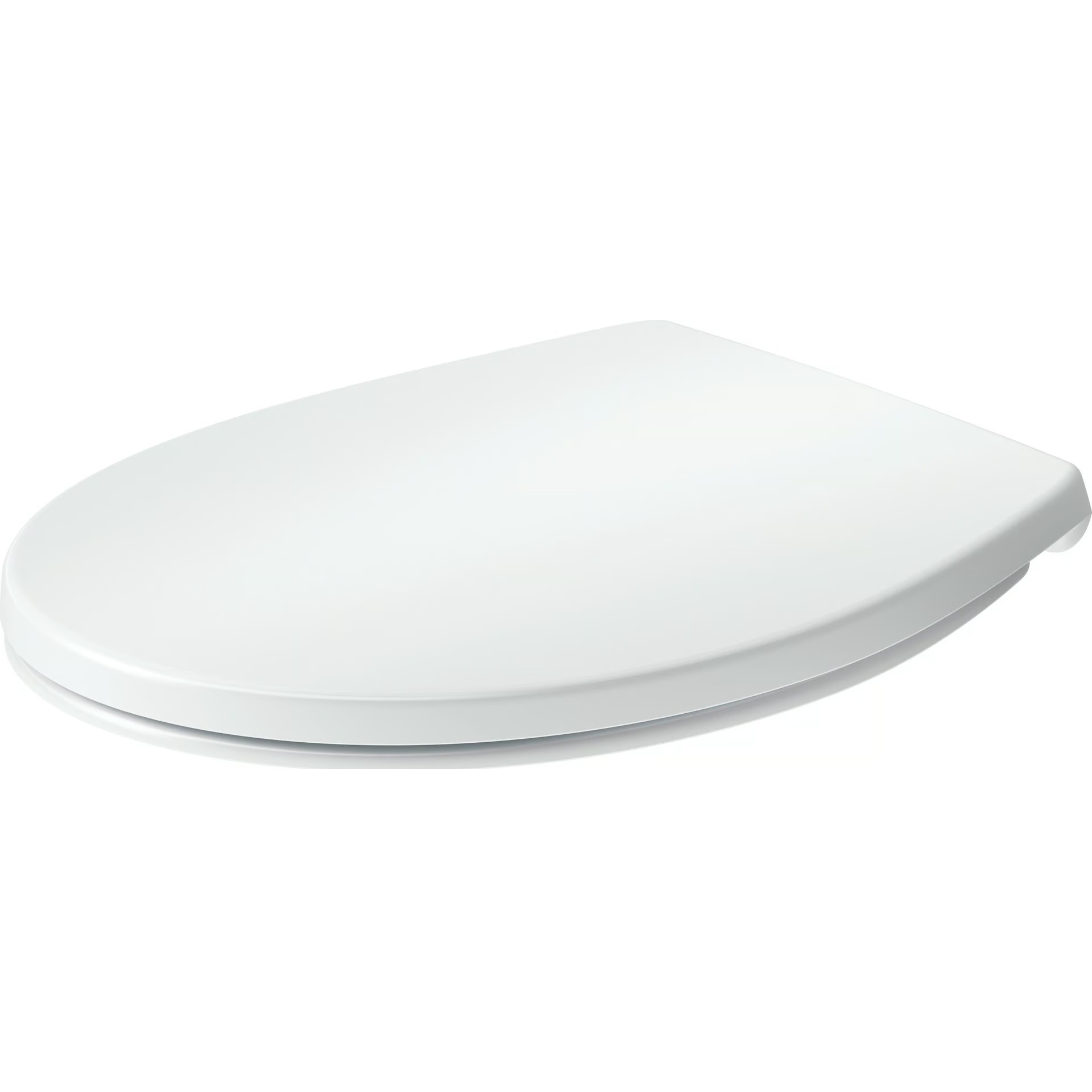 Duravit Univavo Universal WC-Sitz mit Absenkautomatik, oval in Weiß - 368 x 437 x 51 mm