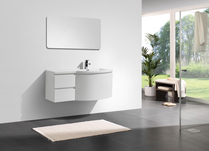 Badmöbel-Set LAURANCE 1200 mit Waschbecken - Farbe wählbar