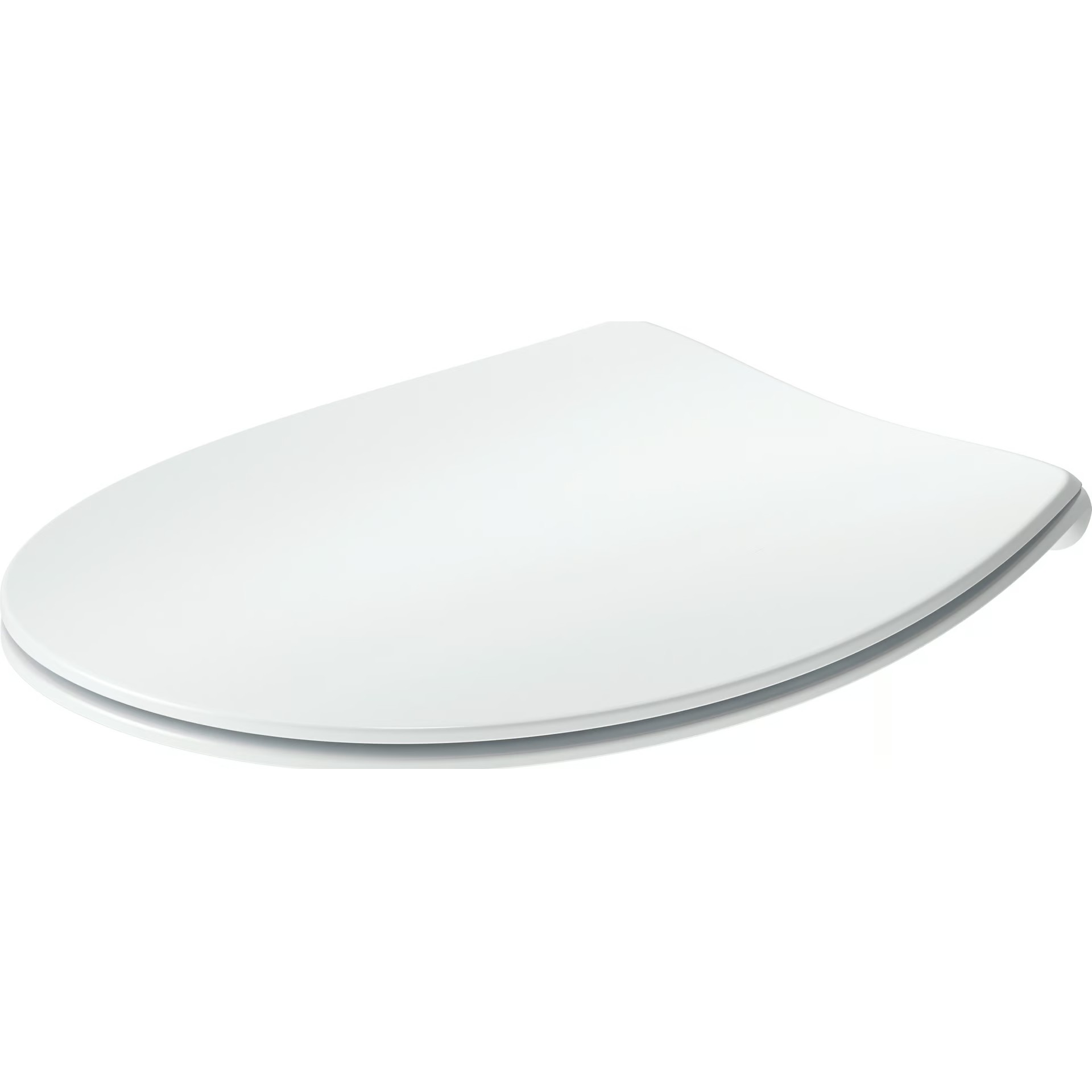 Duravit Univavo Universal WC-Sitz mit Absenkautomatik, oval in Weiß - 373 x 433 x 50 mm
