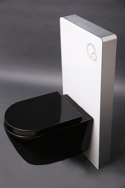 Wand-Hänge-WC B-8030 Schwarz - inkl. Softclose-Deckel