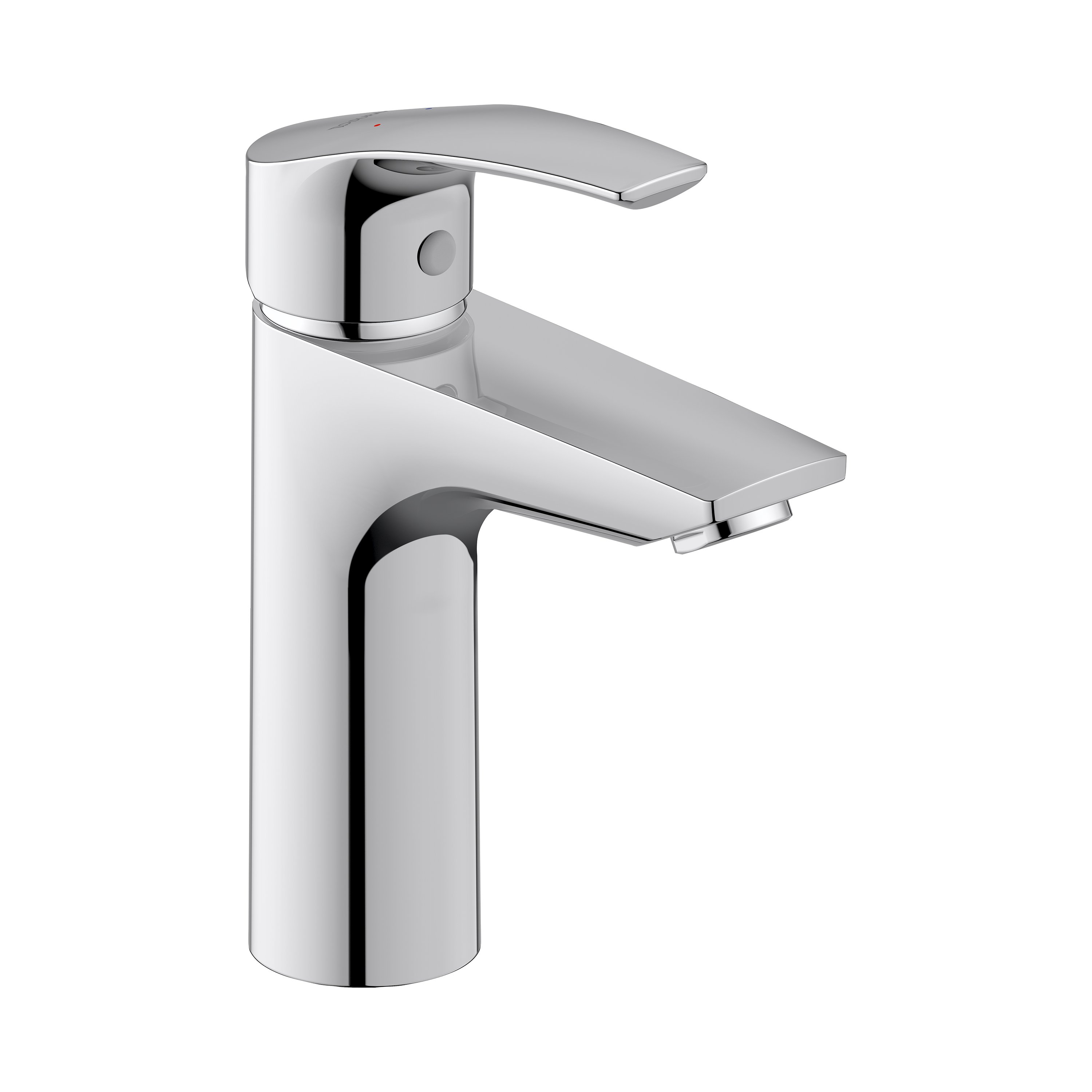 Duravit DuraVelez Waschtischarmatur, 18,7 cm (Größe M), Chrom –  Ablaufgarnitur wählbar