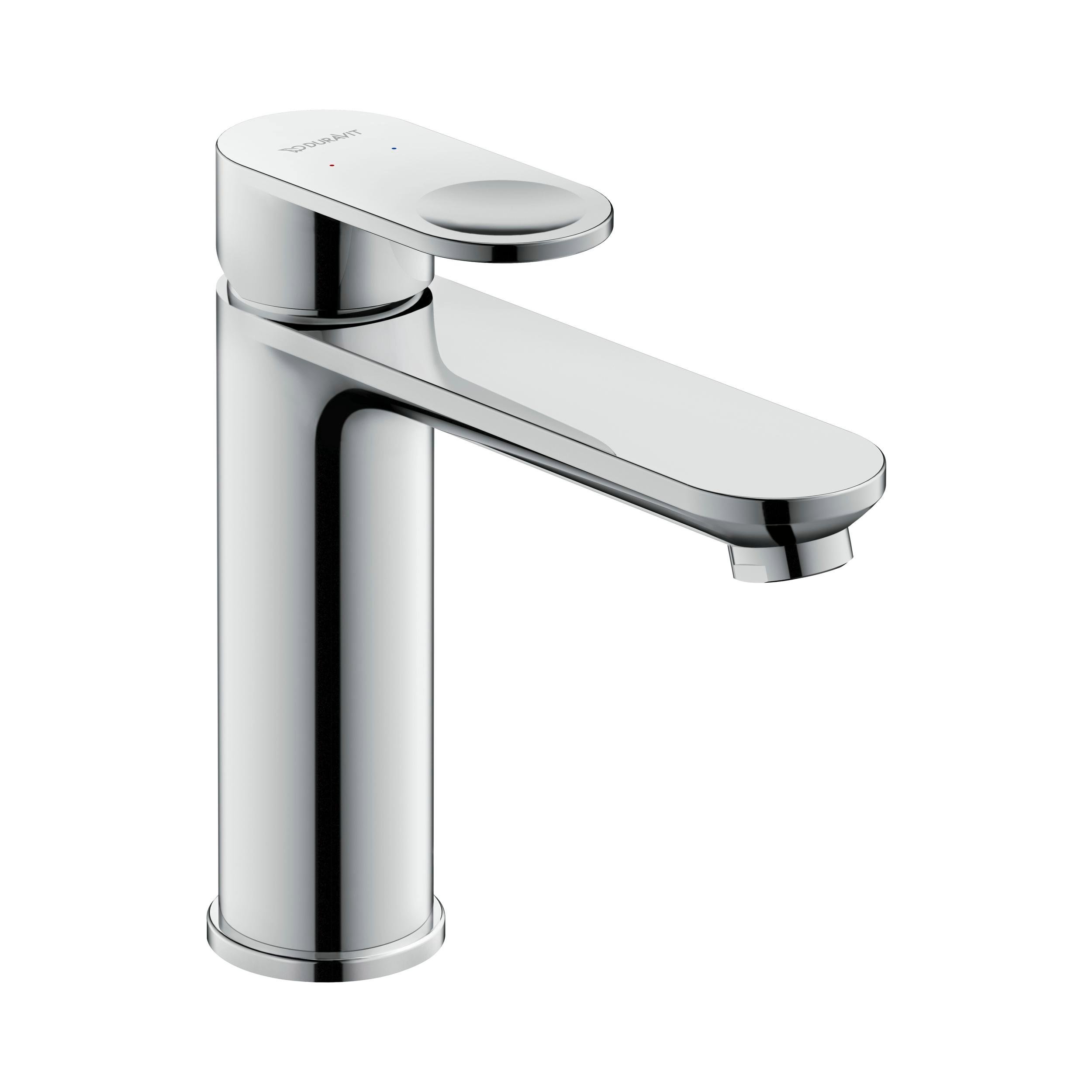 Duravit B.3 Waschtischarmatur, 17,2 cm (Größe M), Chrom - Ablaufgarnitur wählbar