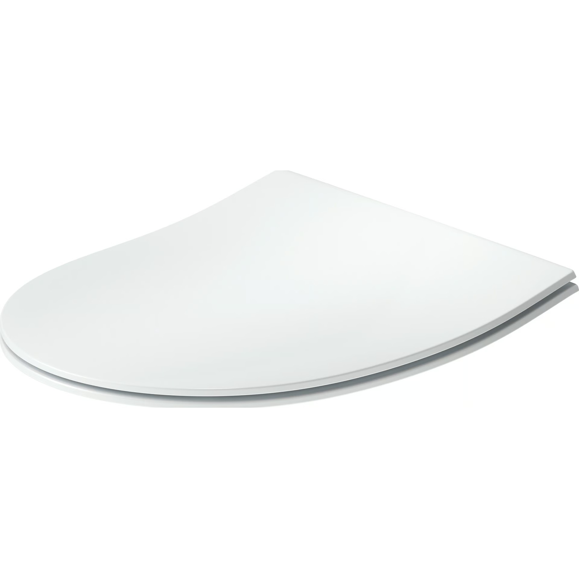 Duravit Univavo Universal WC-Sitz mit Absenkautomatik, oval in Weiß D-Form - 364 x 409 x 45 mm