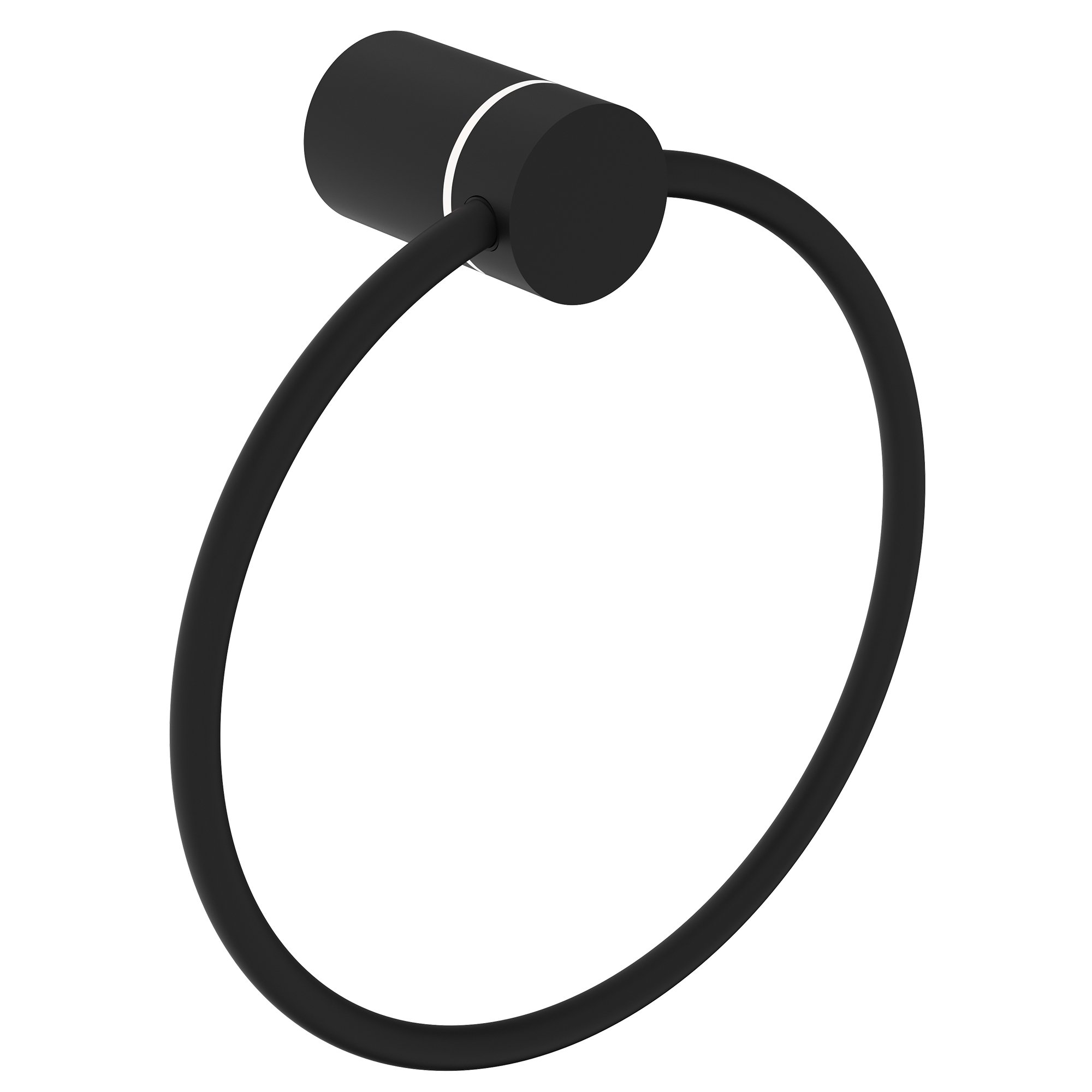 Hochwertiger Handtuchring SDVHR Design rund - Serie VERSA - schwarz matt