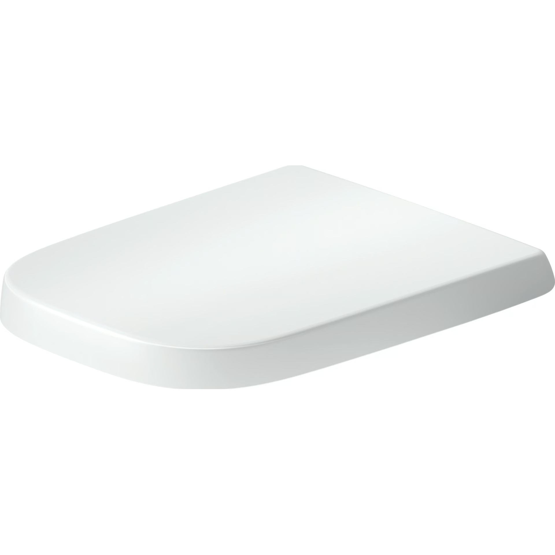 Duravit Univavo Universal WC-Sitz mit Absenkautomatik, eckig in Weiß - 355 x 433 x 49 mm