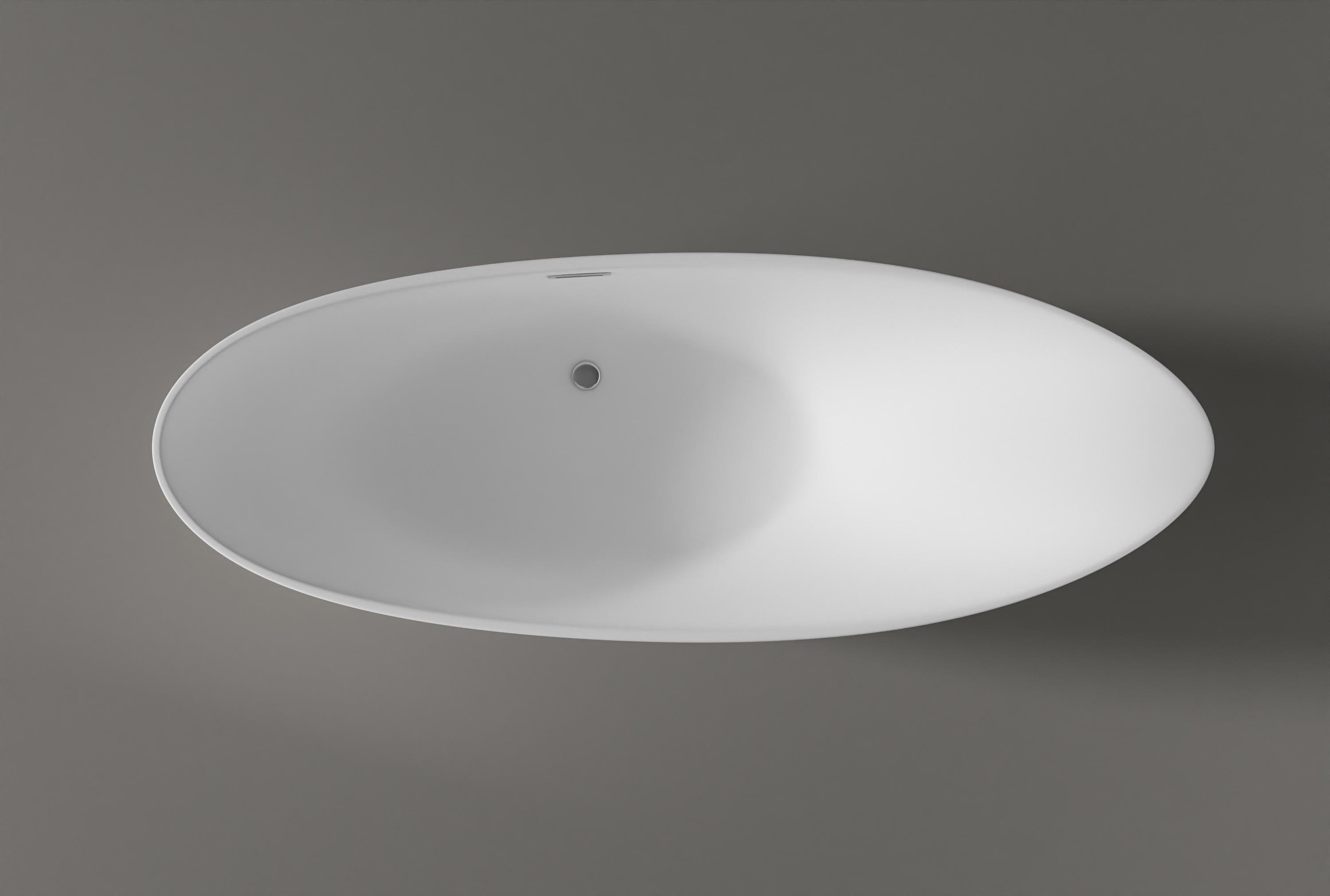 Freistehende Badewanne SOPHIE Acryl Weiß - 190 x 80 x 82,80 cm Freistehende Badewanne SOPHIE Acryl Weiß - 190 x 80 x 82,80 cm