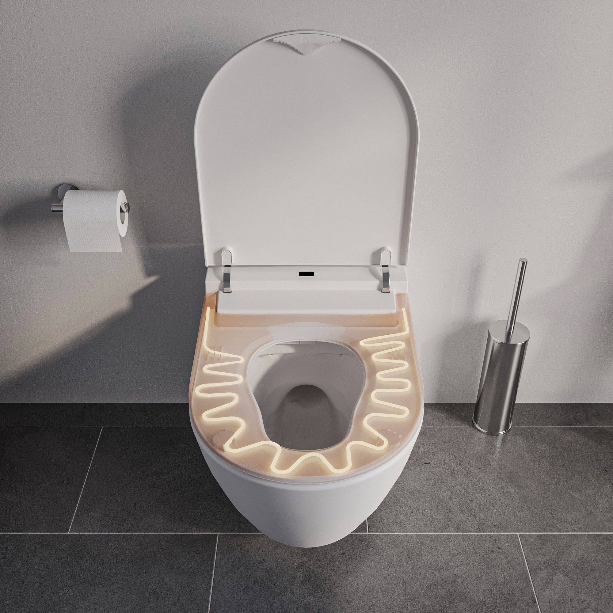 Dusch WC Komplettset 540 PRO mit Geberit Duofix Vorwandelement