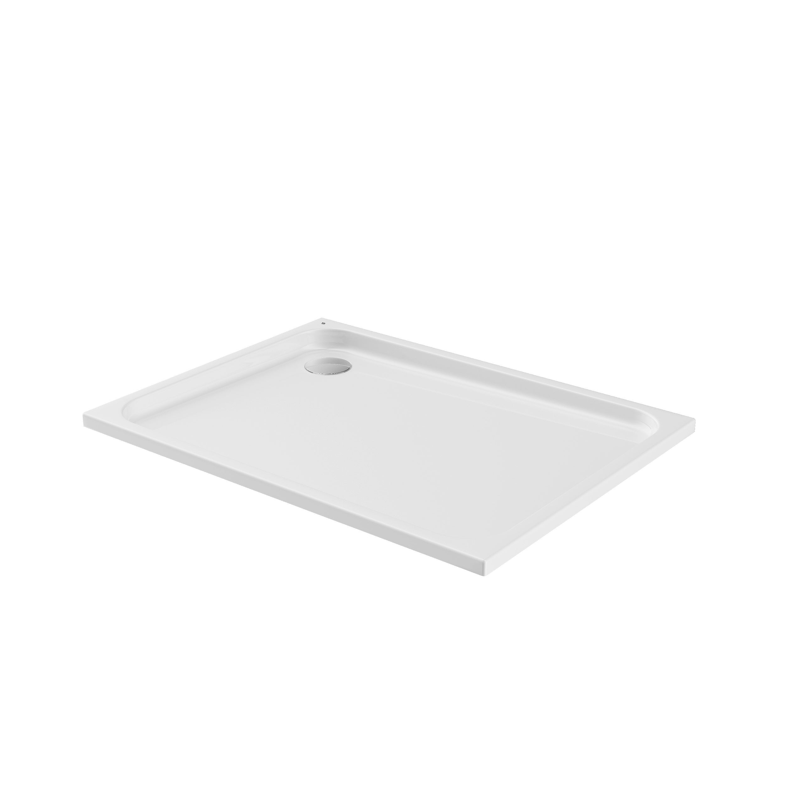 VILSTEIN Duschwanne 70 X 70 X 5 Cm, Sehr Flach, Duschtasse Mit Gefälle, Sanitär-Acryl, Glasfaser