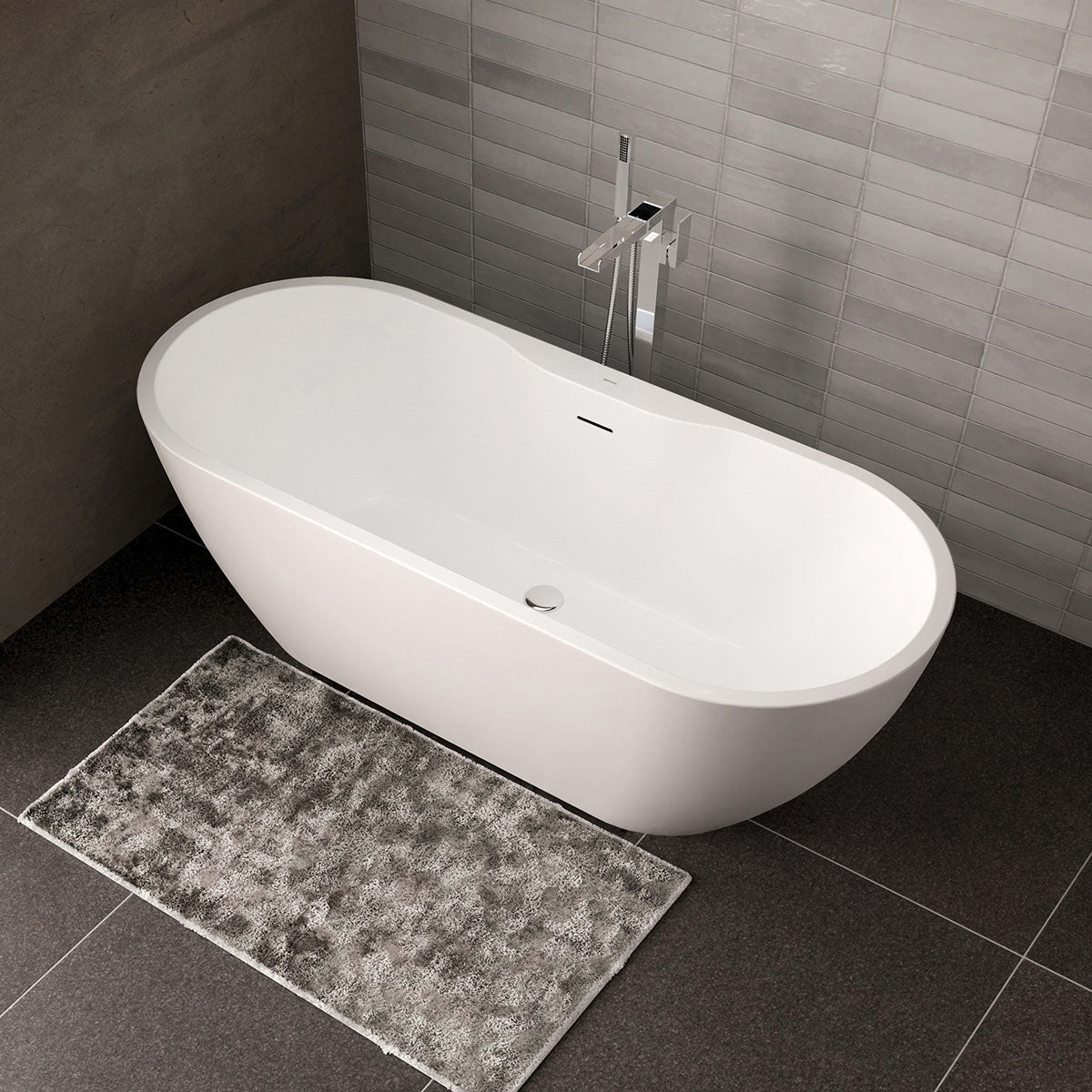 Freistehende Badewanne ROMA PLUS 2.0