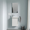 Gäste-WC Badmöbel Set TIM 40 cm mit Waschbecken