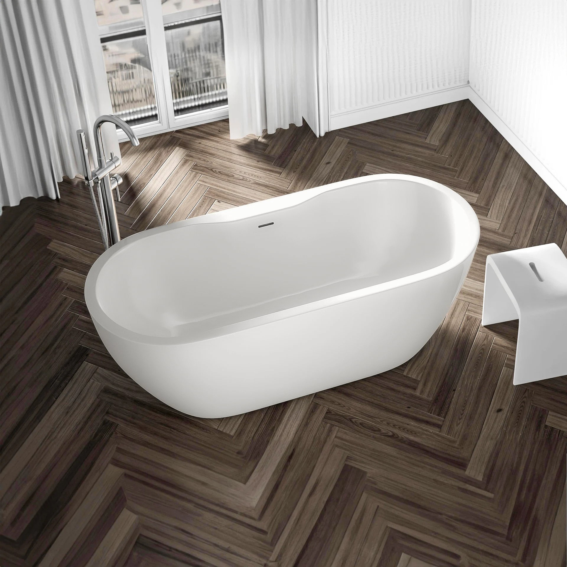 Freistehende Badewanne ROMA PLUS 2.0