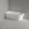 Halb freistehende Raumsparbadewanne NORA CORNER