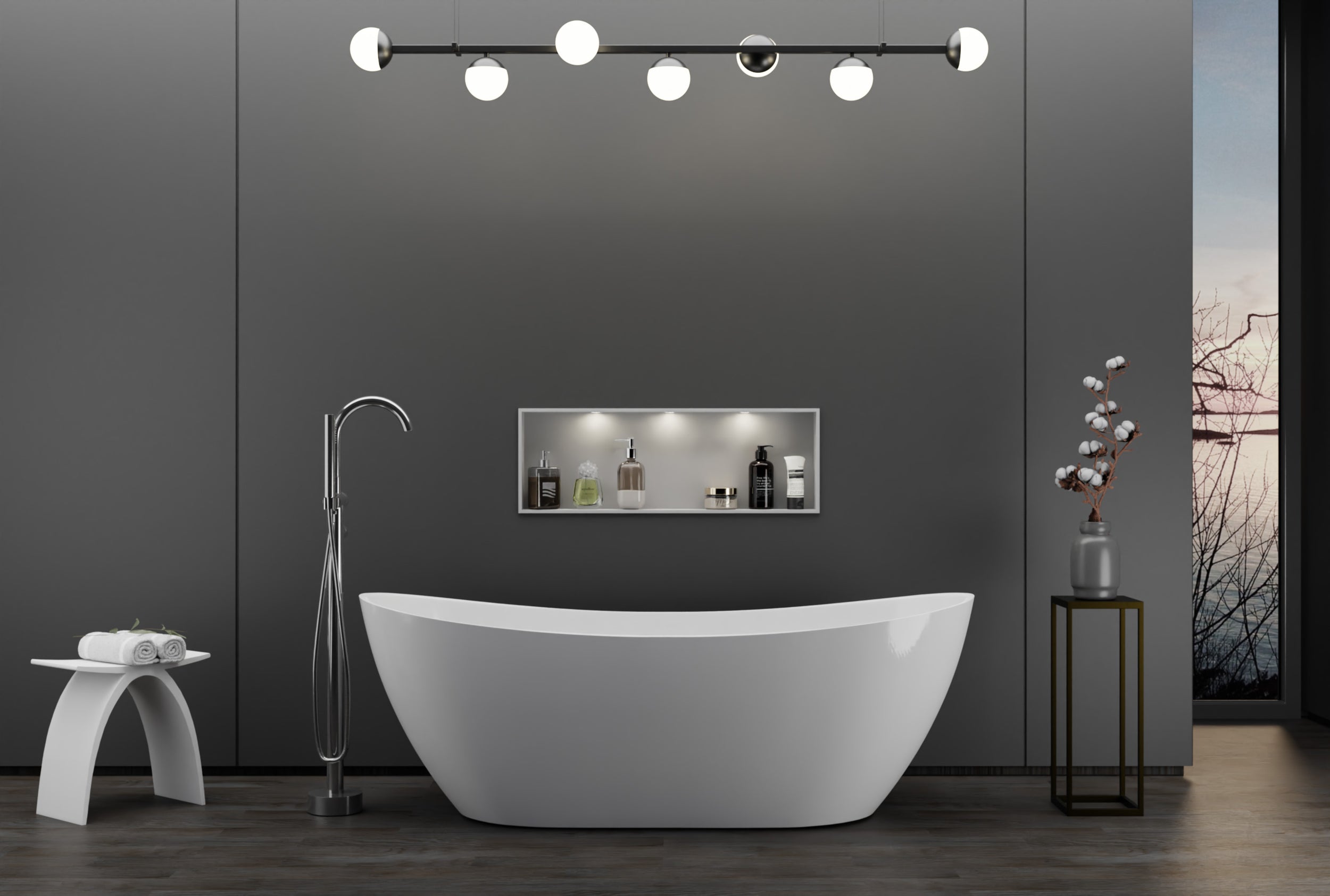 Freistehende Badewanne DALIA