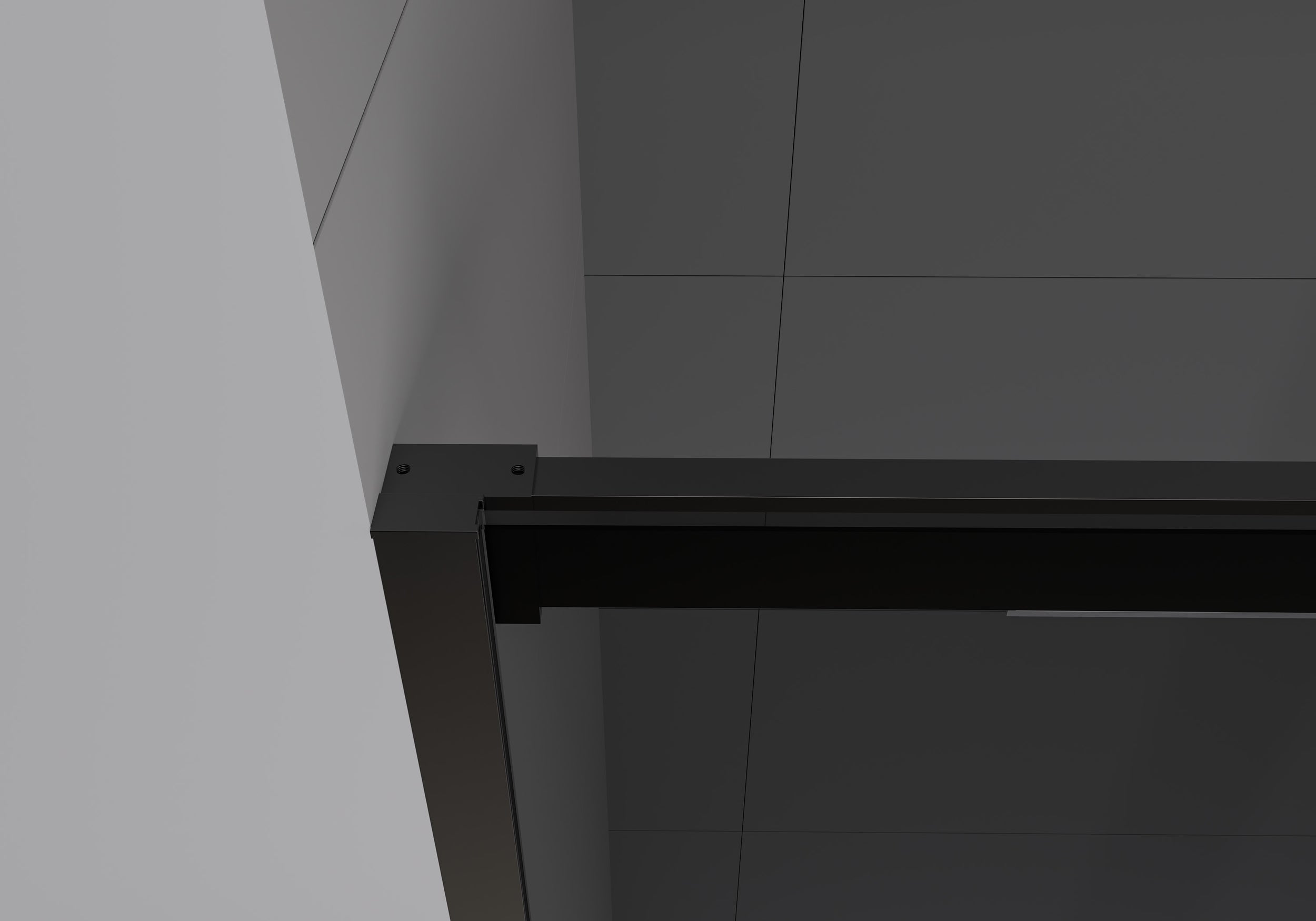 Eckdusche mit Schiebetür Soft-Close DX906 FLEX