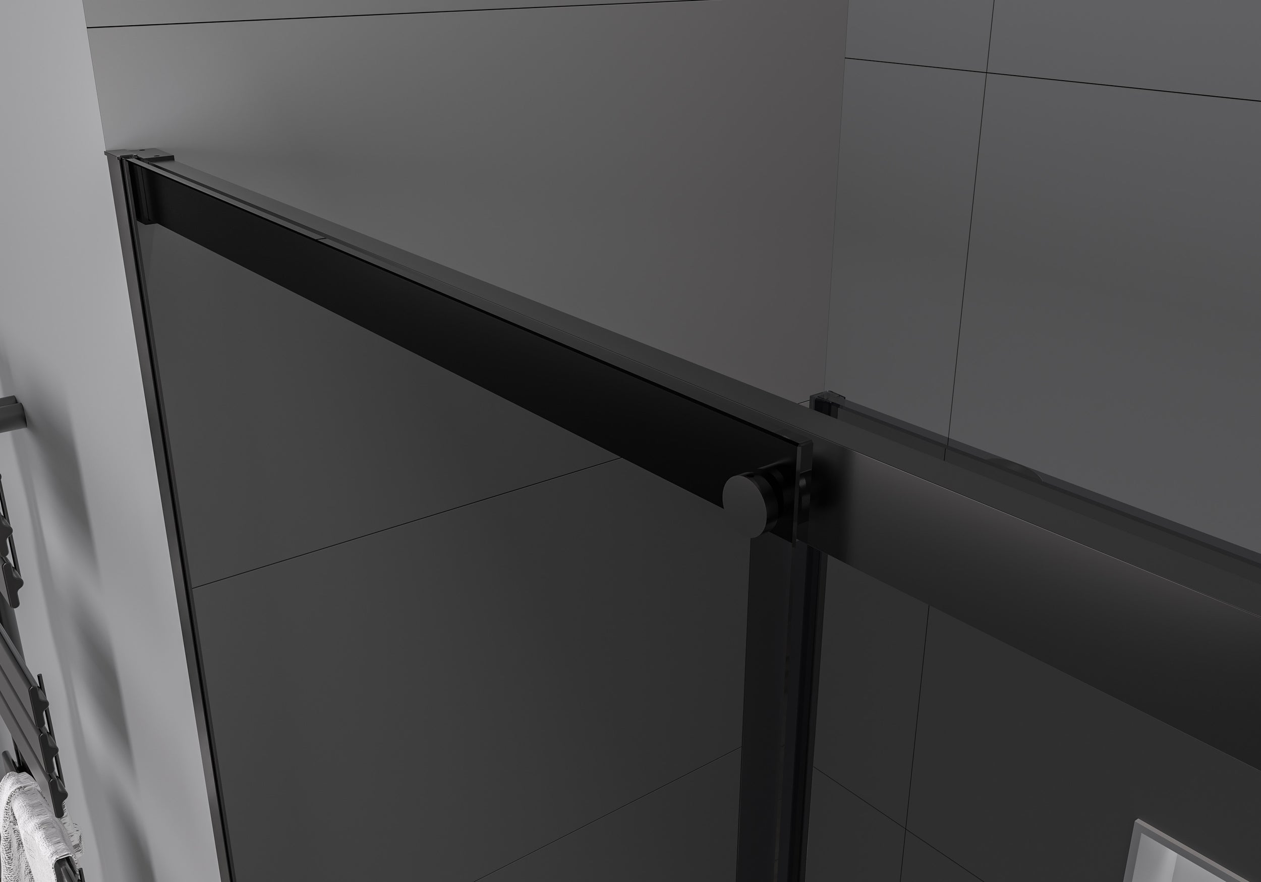 Eckdusche mit Schiebetür Soft-Close DX906 FLEX