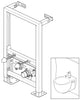 BERNSTEIN Bidet-Vorwandelement Montageelement G30013A