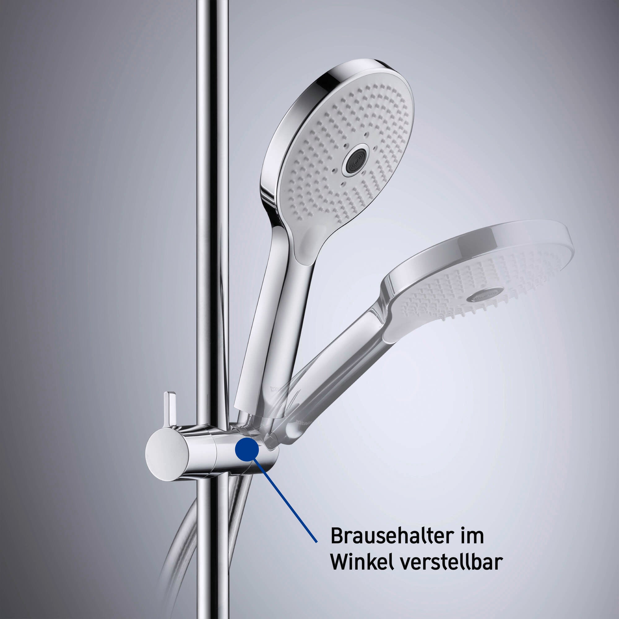 Duravit Shower System mit Thermostat und Glasablage