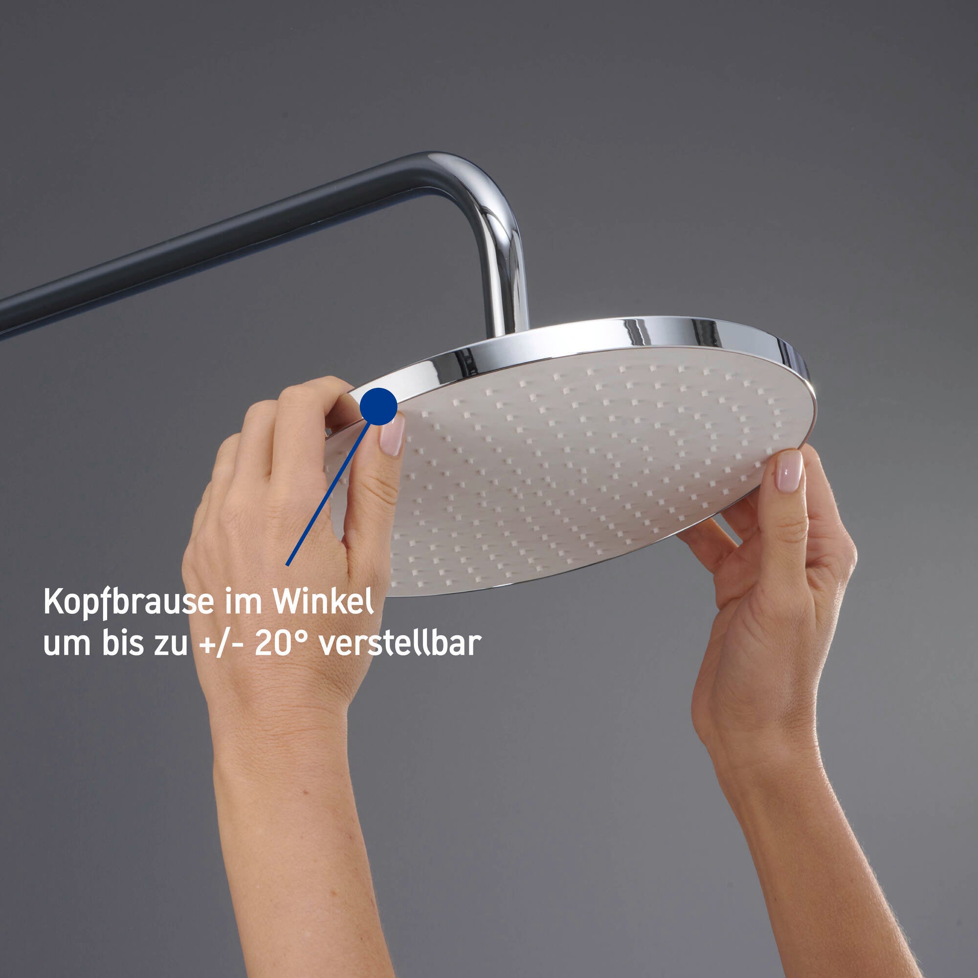 Duravit Shower System mit Thermostat und Glasablage