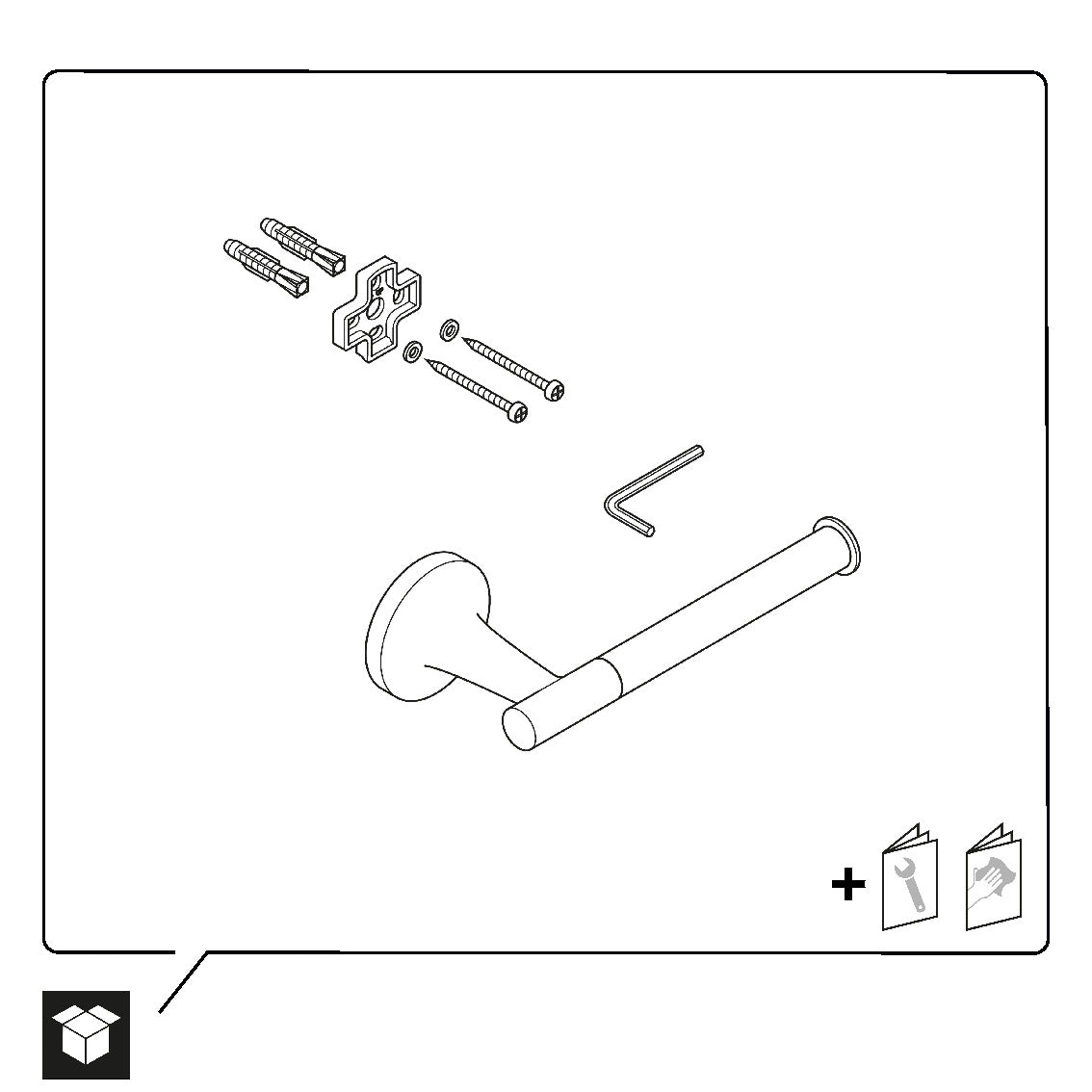 Duravit Starck T Papierrollenhalter