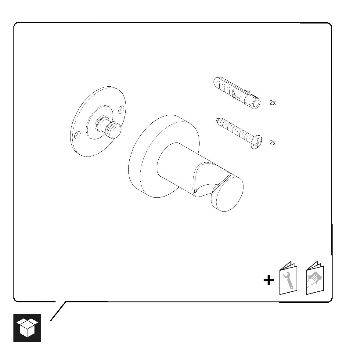 Duravit Universal Brausehalter