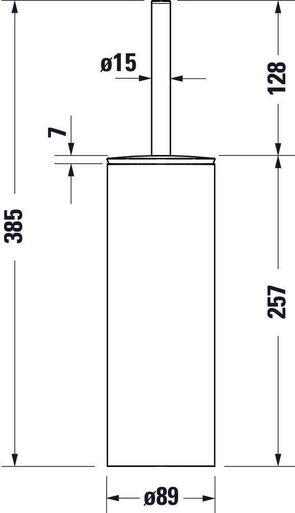 Duravit D-Code Bürstengarnitur