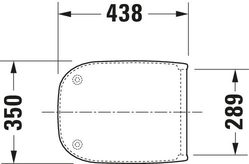 Duravit Universal-WC-Sitz mit Absenkautomatik für D-Code