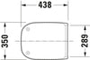 Duravit Universal-WC-Sitz mit Absenkautomatik für D-Code