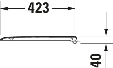 Duravit Universal-WC-Sitz mit Absenkautomatik für D-Code
