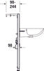 DuraSystem Waschtisch-Element, Standard