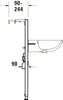 DuraSystem Waschtisch-Element, Standard