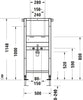DuraSystem Waschtisch-Element, Standard