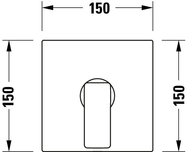 Duravit Manhattan Einhebel-Brausemischer Unterputz