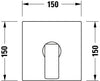Duravit Manhattan Einhebel-Brausemischer Unterputz