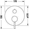 Duravit Circle Einhebel-Brausemischer Unterputz